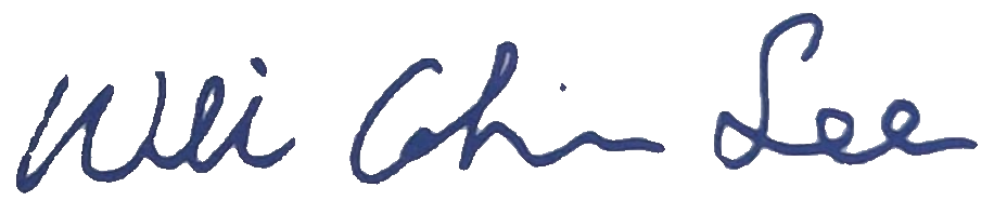Wei Chin Lee 簽名